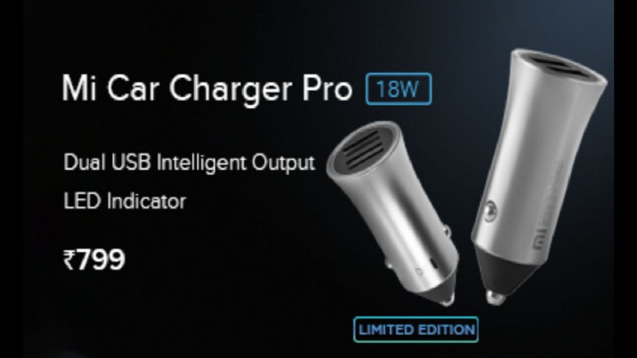 MI car charger pro Price