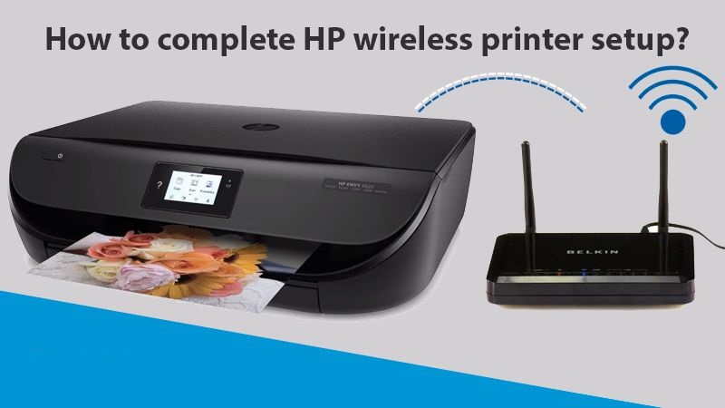 How to connect HP printer to computer wireless in Windows 10